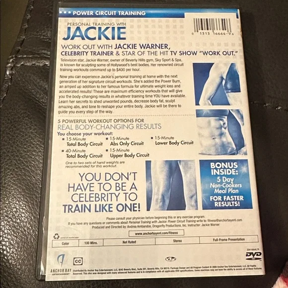 Personal Training with Jackie workout DVD - Picture 2 of 3
